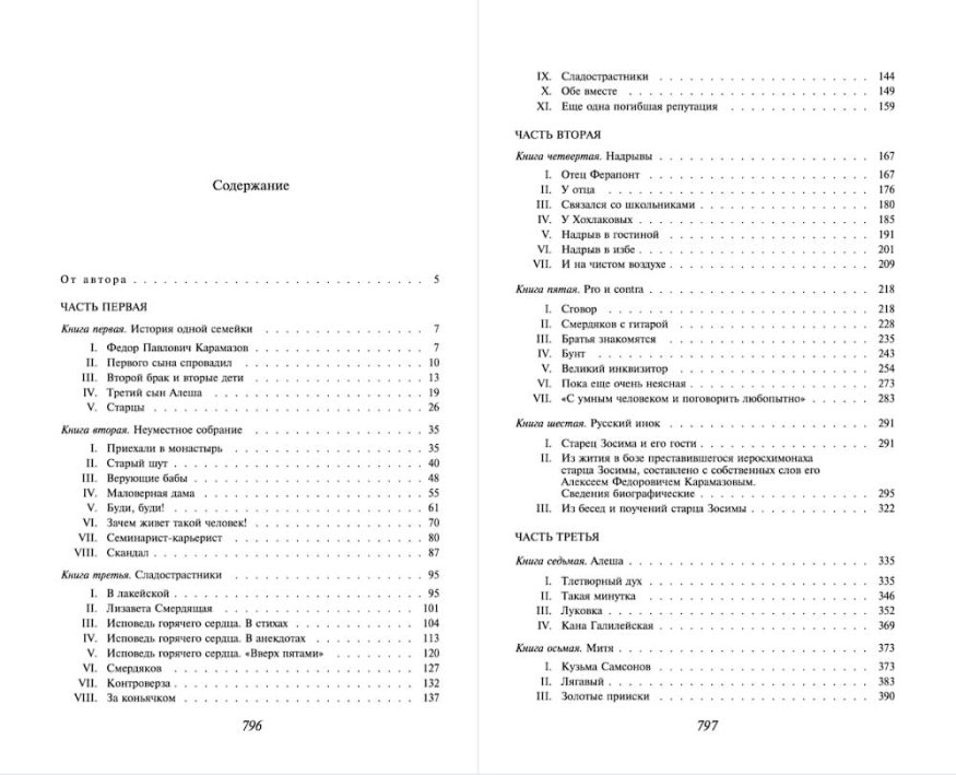 Книга Братья Карамазовы - Федор Достоевский - содеожание